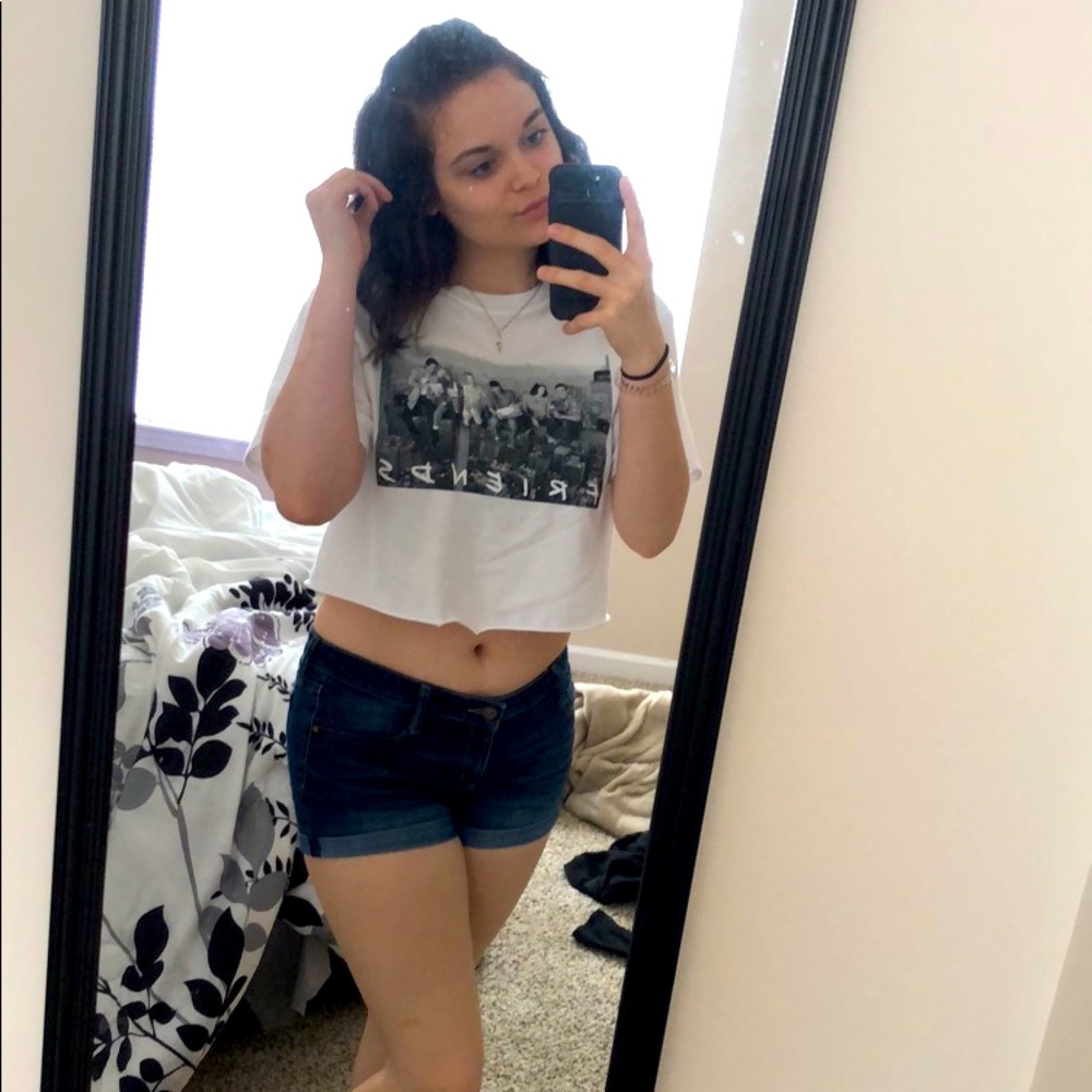 Friends TV crop top